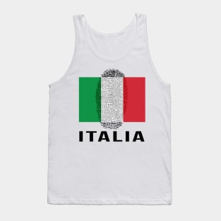 Italy Flag DNA Tank Top